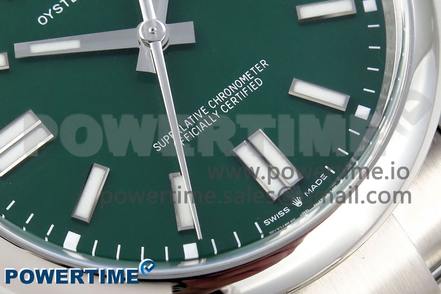 Oyster Perpetual 124300 41mm Clean 1:1 Best Edition 904L Steel Green Dial VR3230 - Image 5