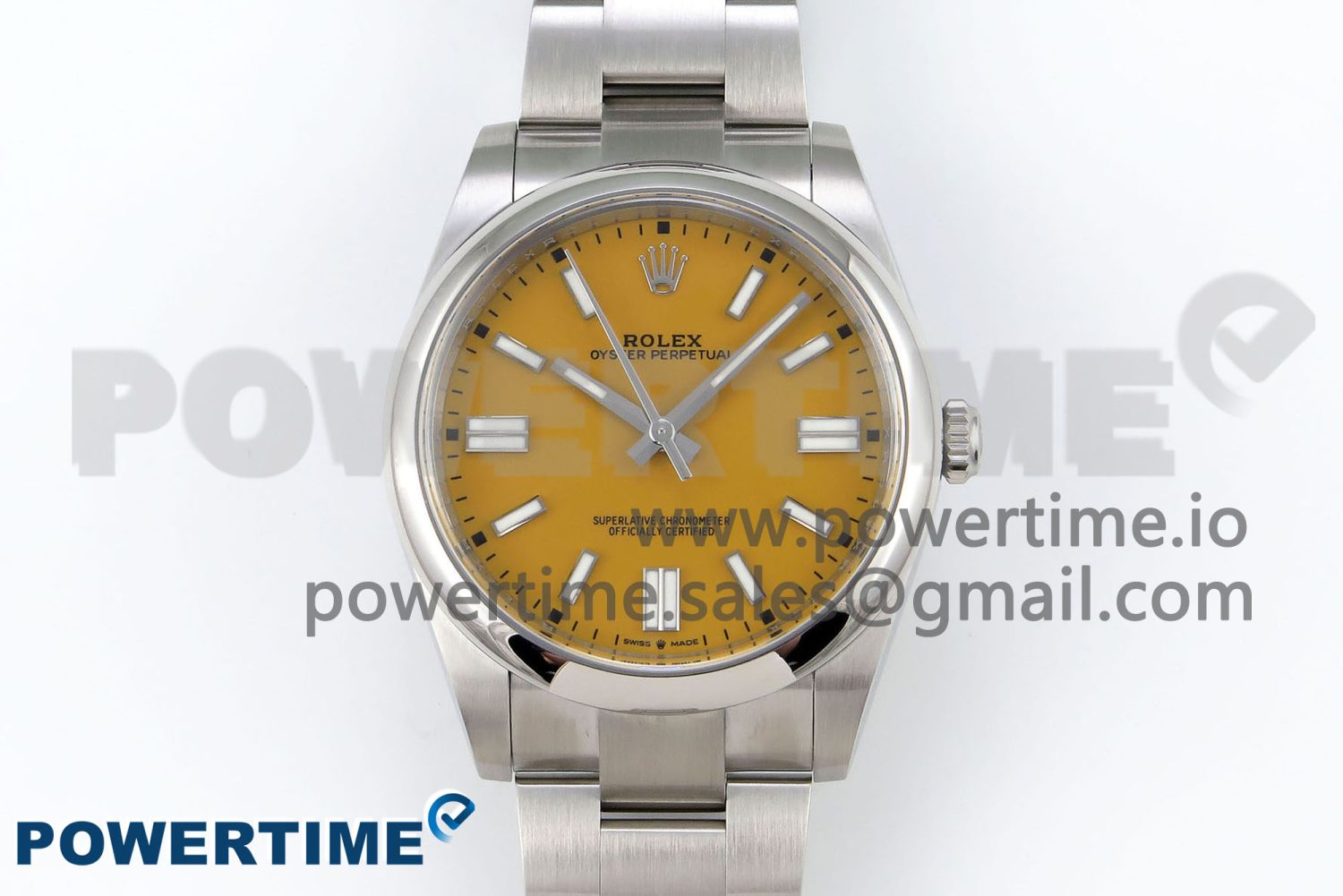 Oyster Perpetual 124300 41mm Clean 1:1 Best Edition 904L Steel Yellow Dial VR3230 - Image 1