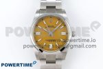 Oyster Perpetual 124300 41mm Clean 1:1 Best Edition 904L Steel Yellow Dial VR3230