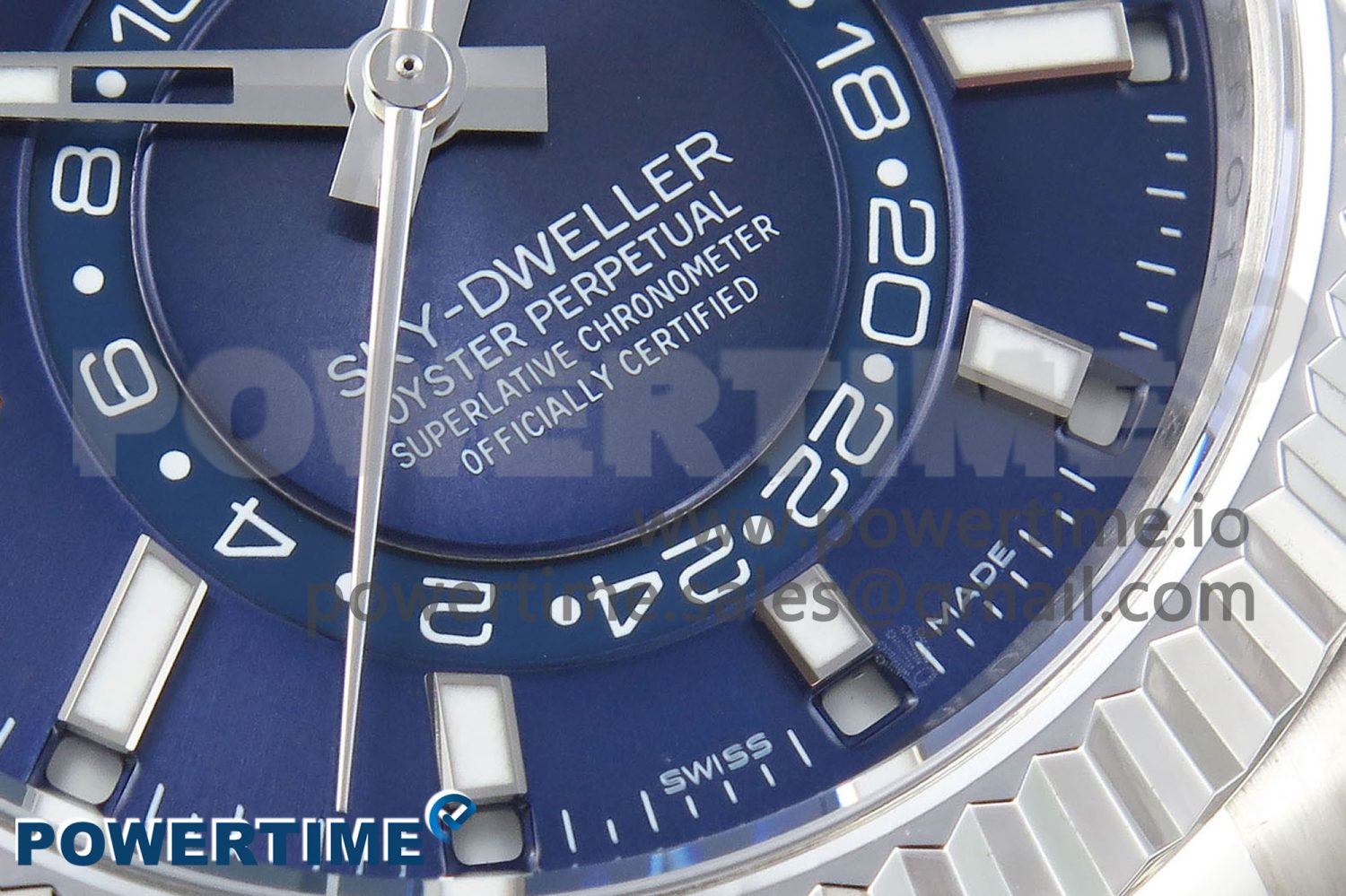 Sky-Dweller 326934 904L SS ZF 1:1 Best Edition Blue Dial on SS Bracelet A2824 - Image 5