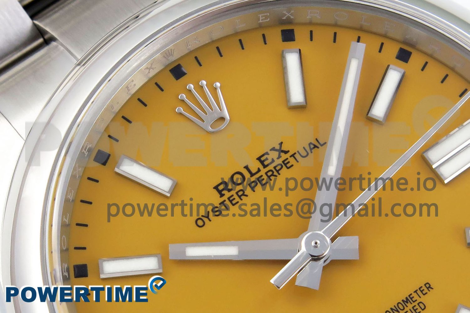 Oyster Perpetual 124300 41mm Clean 1:1 Best Edition 904L Steel Yellow Dial VR3230 - Image 4