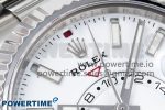 Sky-Dweller 326934 904L SS ZF 1:1 Best Edition White Dial on SS Bracelet A2824 - Image 4