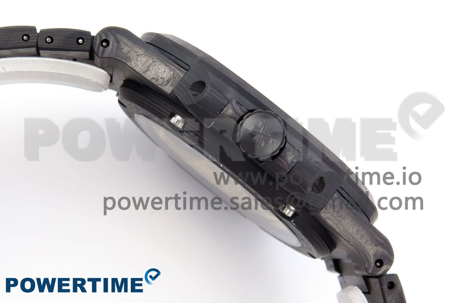 NAUTILUS 5711 DIW CARBON DIWF 1:1 BEST EDITION BLACK/BLUE TEXTURED DIAL ON CARBON BRACELET 324CS - Image 6