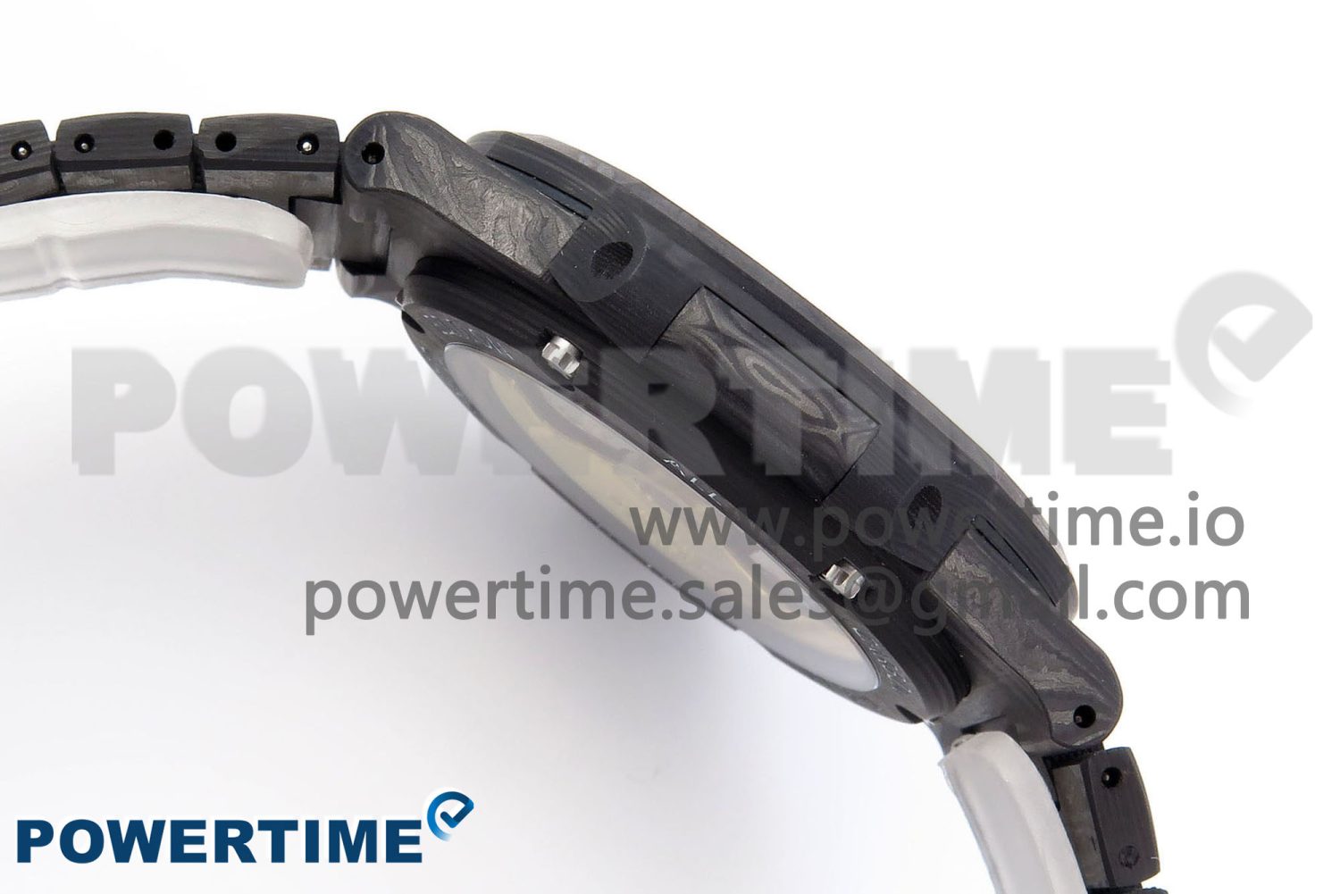 NAUTILUS 5711 DIW CARBON DIWF 1:1 BEST EDITION BLACK/BLUE TEXTURED DIAL ON CARBON BRACELET 324CS - Image 7