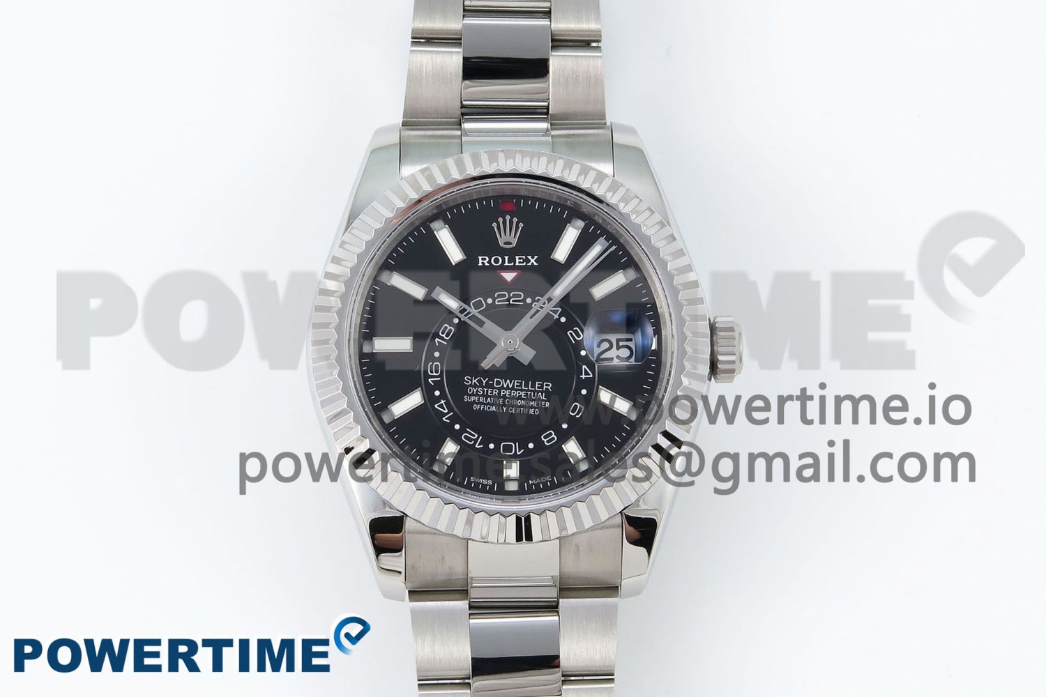 Sky-Dweller 326934 904L SS ZF 1:1 Best Edition Black Dial on SS Bracelet A2824 - Image 1