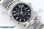 Sky-Dweller 326934 904L SS ZF 1:1 Best Edition Black Dial on SS Bracelet A2824 - Image 3