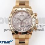 Daytona 116505 Clean 1:1 Best Edition RG Dial Crystal Markers on RG Bracelet SA4130 V2