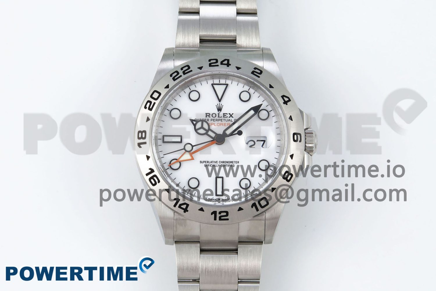 Explorer II 42mm 226570 Black 904L SS C+F 1:1 Best Edition White Dial on Bracelet VR3285 CHS - Image 1