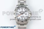 Explorer II 42mm 226570 Black 904L SS C+F 1:1 Best Edition White Dial on Bracelet VR3285 CHS