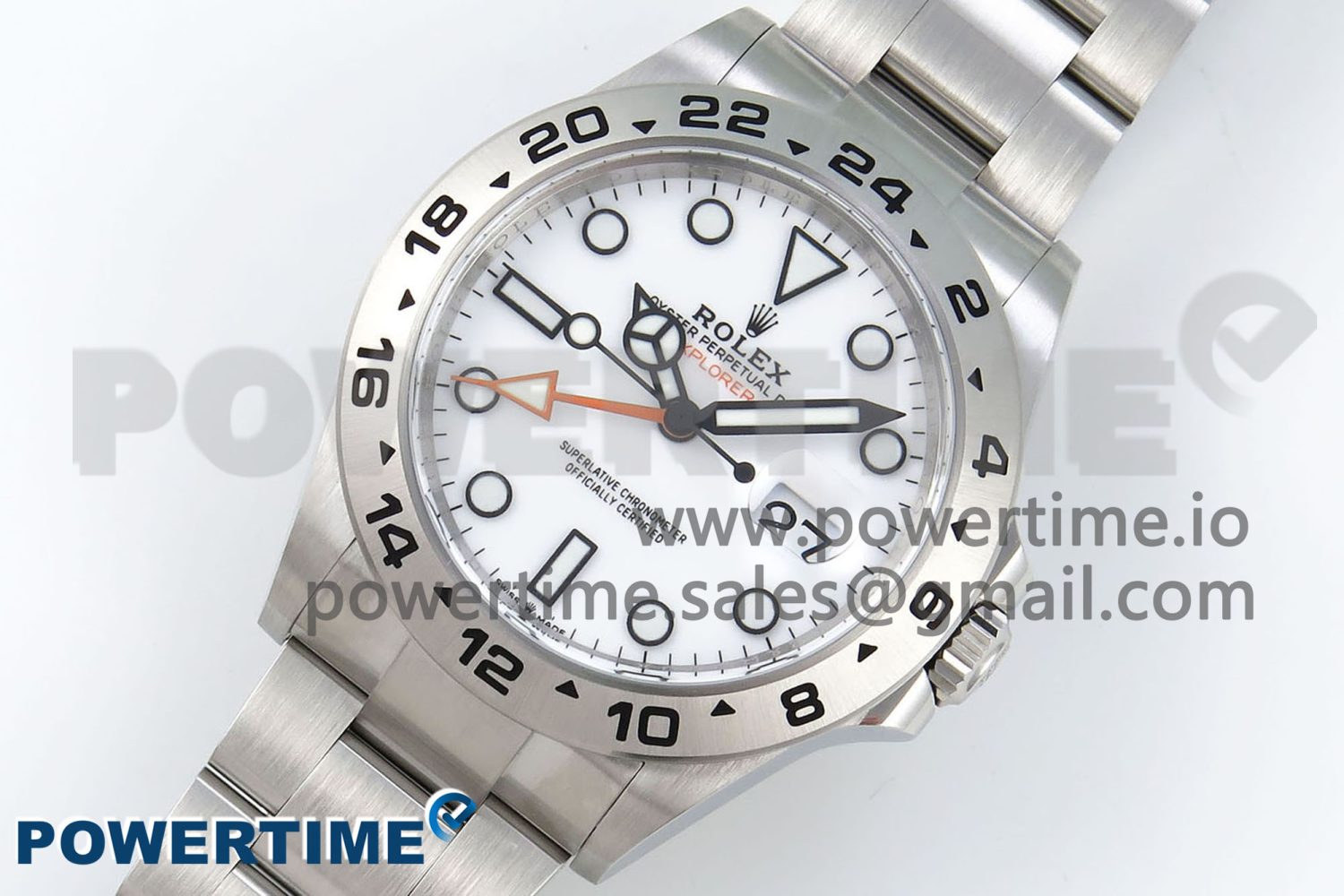 Explorer II 42mm 226570 Black 904L SS C+F 1:1 Best Edition White Dial on Bracelet VR3285 CHS - Image 2