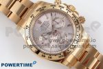 Daytona 116505 Clean 1:1 Best Edition RG Dial Crystal Markers on RG Bracelet SA4130 V2 - Image 3