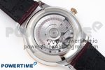De Ville Date RG MKF 1:1 Best Edition Brown Textured Dial Diamonds Marker on Brown Leather Strap A8800 - Image 8
