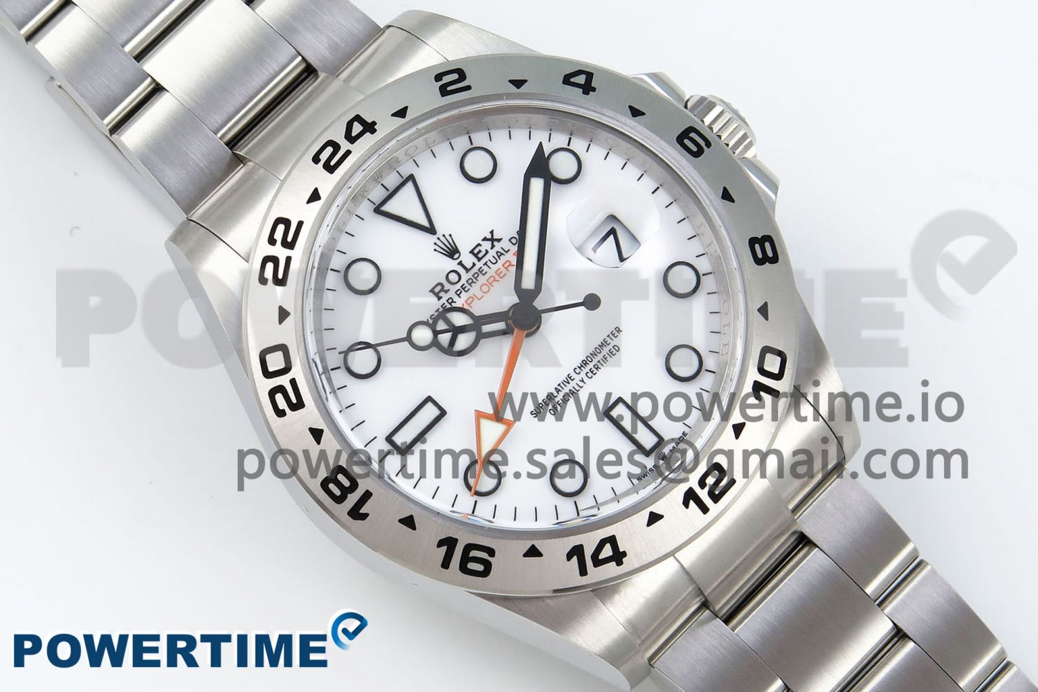 Explorer II 42mm 226570 Black 904L SS C+F 1:1 Best Edition White Dial on Bracelet VR3285 CHS - Image 3