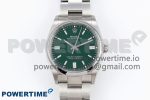 Oyster Perpetual 41mm 124300 Clean 1:1 Best Edition 904L Steel Green Dial on SS Bracelet VR3230