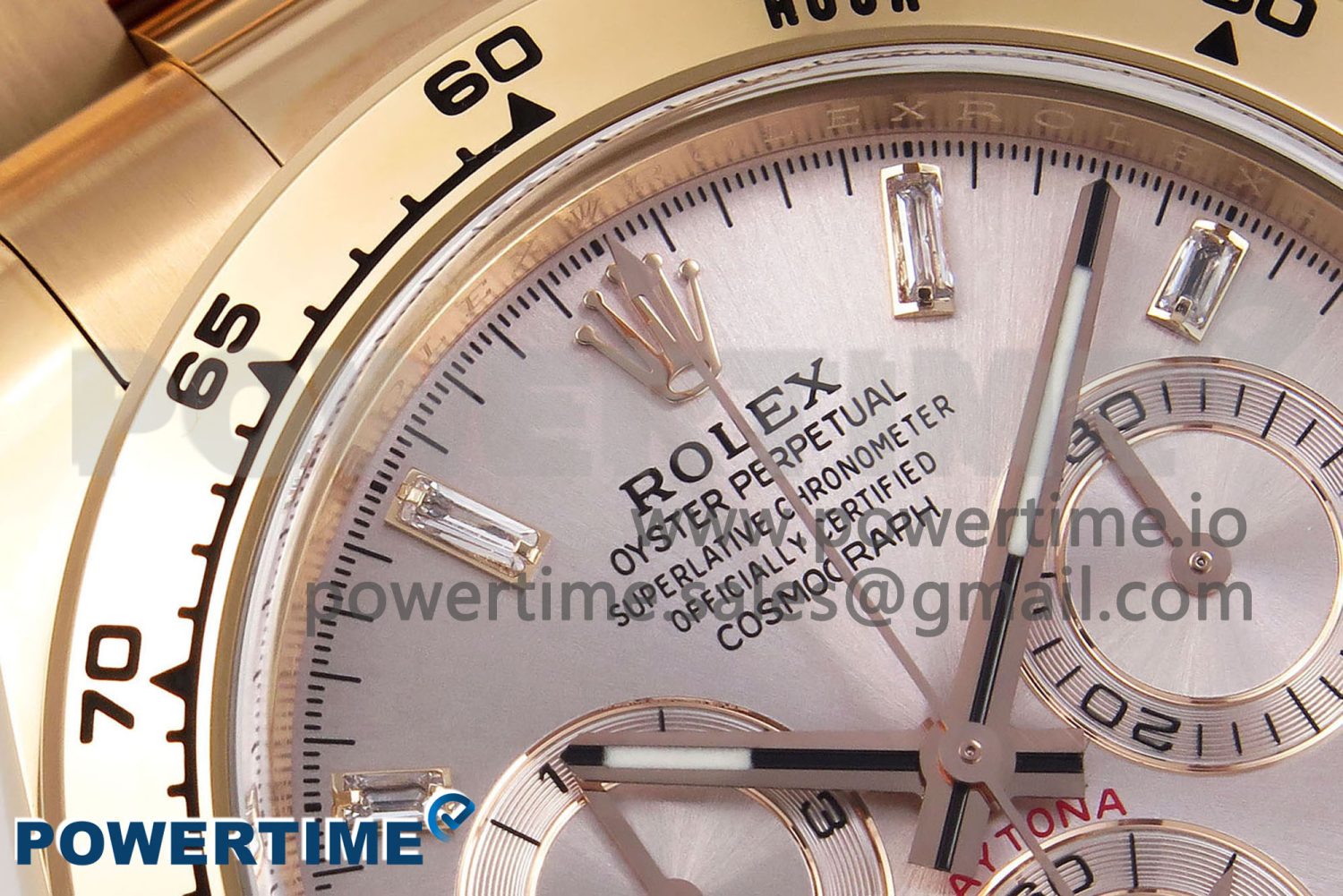 Daytona 116505 Clean 1:1 Best Edition RG Dial Crystal Markers on RG Bracelet SA4130 V2 - Image 4