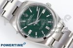 Oyster Perpetual 41mm 124300 Clean 1:1 Best Edition 904L Steel Green Dial on SS Bracelet VR3230 - Image 3