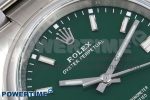 Oyster Perpetual 41mm 124300 Clean 1:1 Best Edition 904L Steel Green Dial on SS Bracelet VR3230 - Image 4