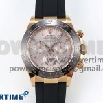 Daytona 116515 Clean 1:1 Best Edition RG Dial Crystal Markers on Oysterflex Strap SA4130 V2