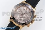 Daytona 116515 Clean 1:1 Best Edition RG Dial Crystal Markers on Oysterflex Strap SA4130 V2 - Image 2