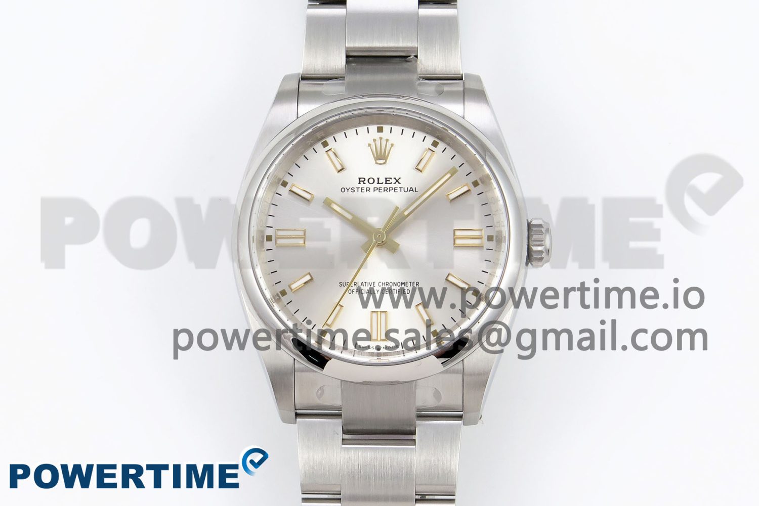 Oyster Perpetual 41mm 124300 Clean 1:1 Best Edition 904L Steel Sliver Dial on SS Bracelet VR3230 - Image 1