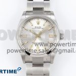 Oyster Perpetual 41mm 124300 Clean 1:1 Best Edition 904L Steel Sliver Dial on SS Bracelet VR3230