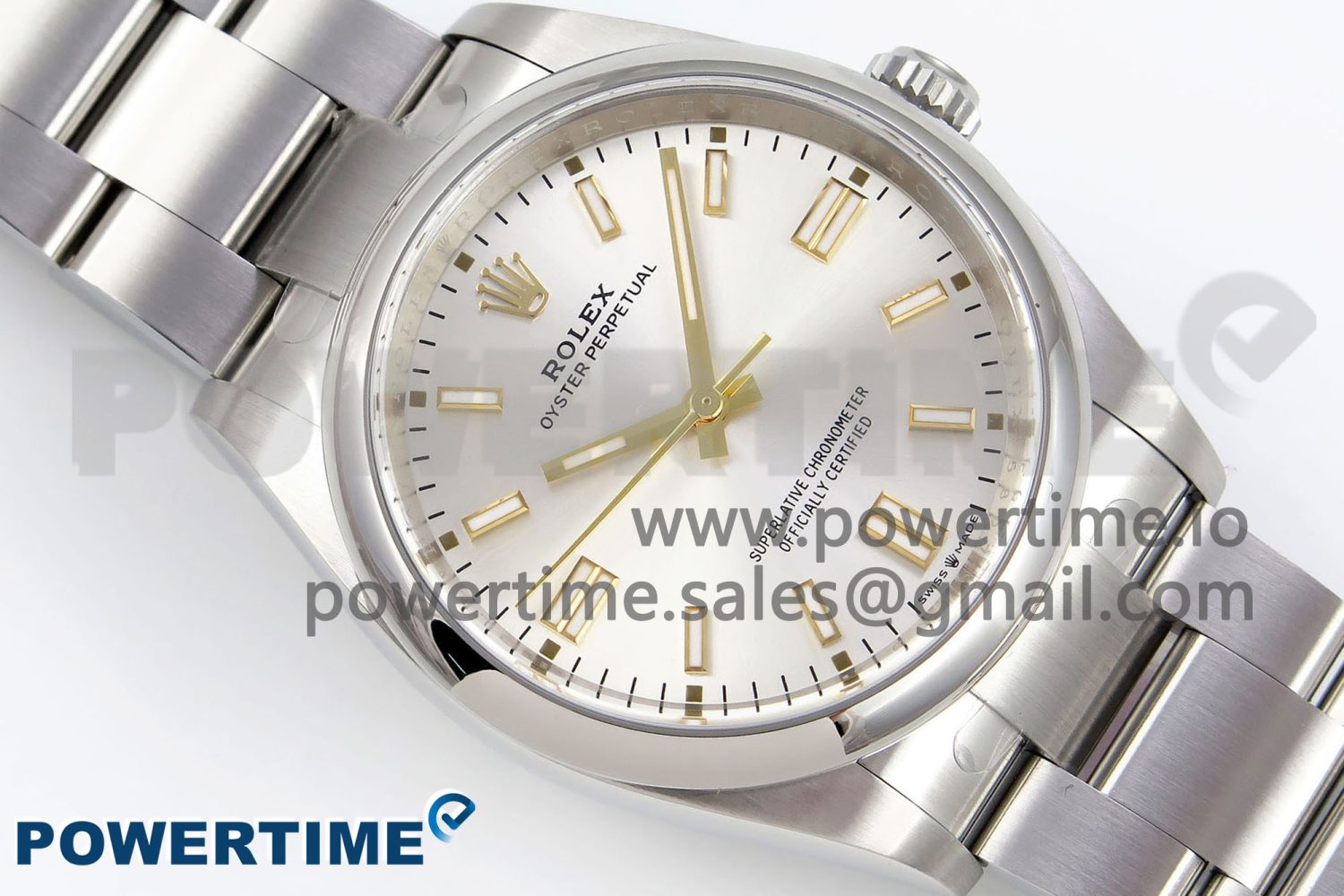 Oyster Perpetual 41mm 124300 Clean 1:1 Best Edition 904L Steel Sliver Dial on SS Bracelet VR3230 - Image 3