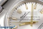 Oyster Perpetual 41mm 124300 Clean 1:1 Best Edition 904L Steel Sliver Dial on SS Bracelet VR3230 - Image 4