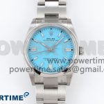 Oyster Perpetual 36mm 126000 Clean 1:1 Best Edition 904L Steel Tiffany Blue Dial on SS Bracelet VR3230