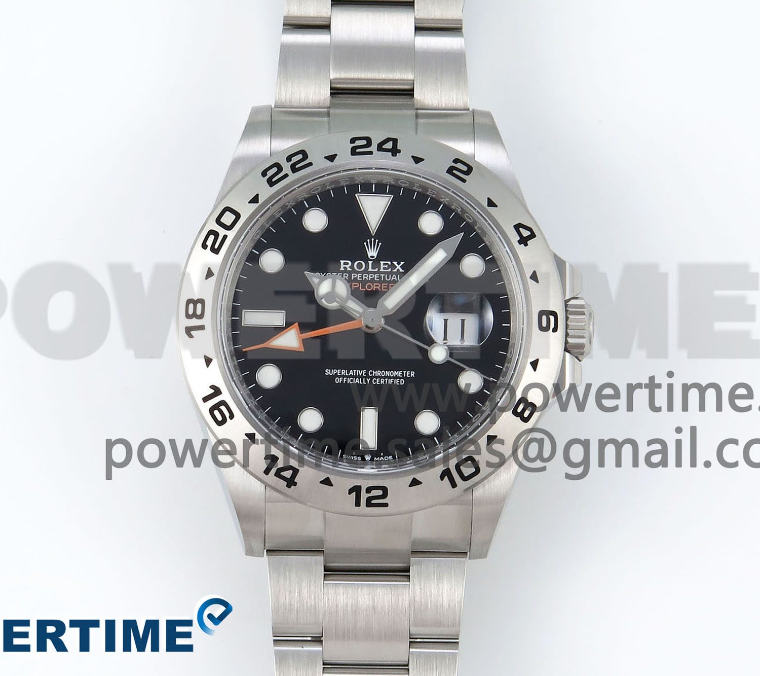 Explorer II 42mm 226570 Black 904L SS C+F 1:1 Best Edition Black Dial on Bracelet VR3285 CHS