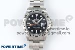 Explorer II 42mm 226570 Black 904L SS C+F 1:1 Best Edition Black Dial on Bracelet VR3285 CHS