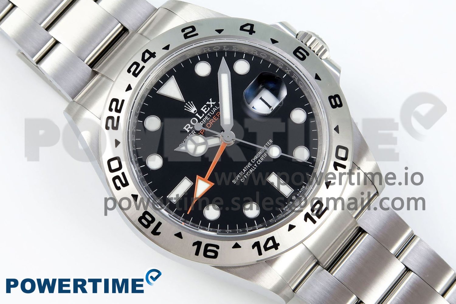 Explorer II 42mm 226570 Black 904L SS C+F 1:1 Best Edition Black Dial on Bracelet VR3285 CHS - Image 3