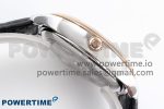 De Ville Date RG MKF 1:1 Best Edition Gray Dial Roman Marker on Gray Leather Strap A8800 - Image 6