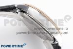 De Ville Date RG MKF 1:1 Best Edition Gray Dial Roman Marker on Gray Leather Strap A8800 - Image 7