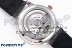 De Ville Date RG MKF 1:1 Best Edition Gray Dial Roman Marker on Gray Leather Strap A8800 - Image 8