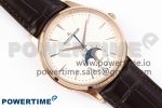 Master Ultra Thin Moon RG APSF 1:1 Best Edition White Dial on Brown Leather Strap SA925 Super Clone - Image 3