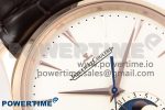 Master Ultra Thin Moon RG APSF 1:1 Best Edition White Dial on Brown Leather Strap SA925 Super Clone - Image 4