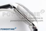 De Ville Date SS MKF 1:1 Best Edition White Dial Roman Marker on Black Leather Strap A8800 - Image 7