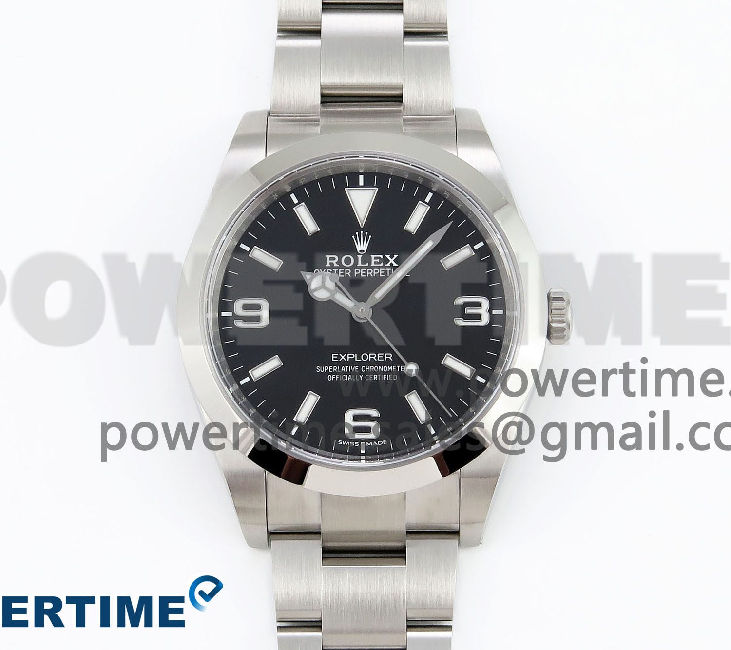 Explorer I 214270 39mm Clean 1:1 Best Edition Black Dial on SS Bracelet VR3132