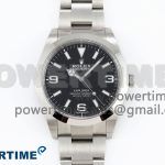 Explorer I 214270 39mm Clean 1:1 Best Edition Black Dial on SS Bracelet VR3132