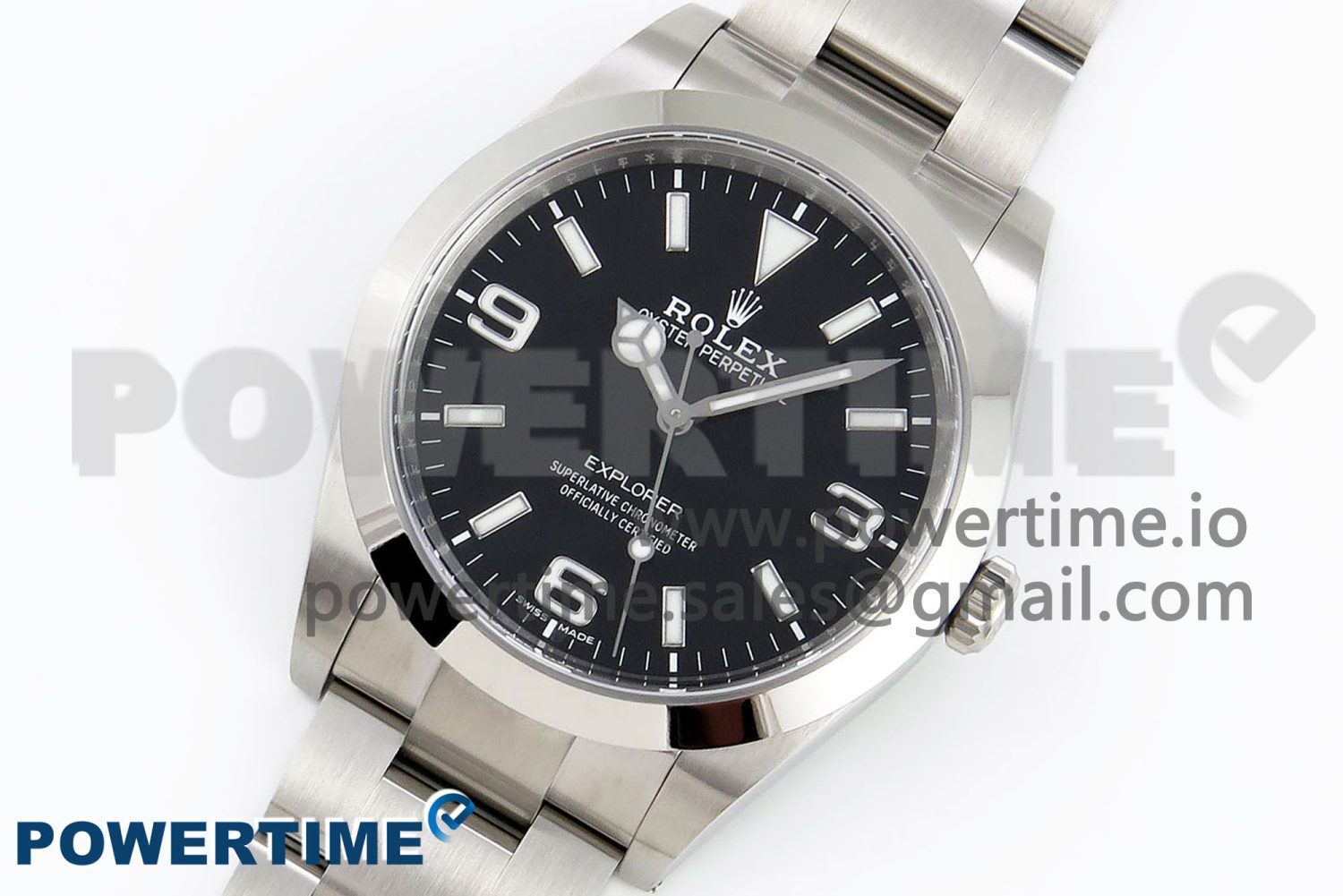 Explorer I 214270 39mm Clean 1:1 Best Edition Black Dial on SS Bracelet VR3132 - Image 2