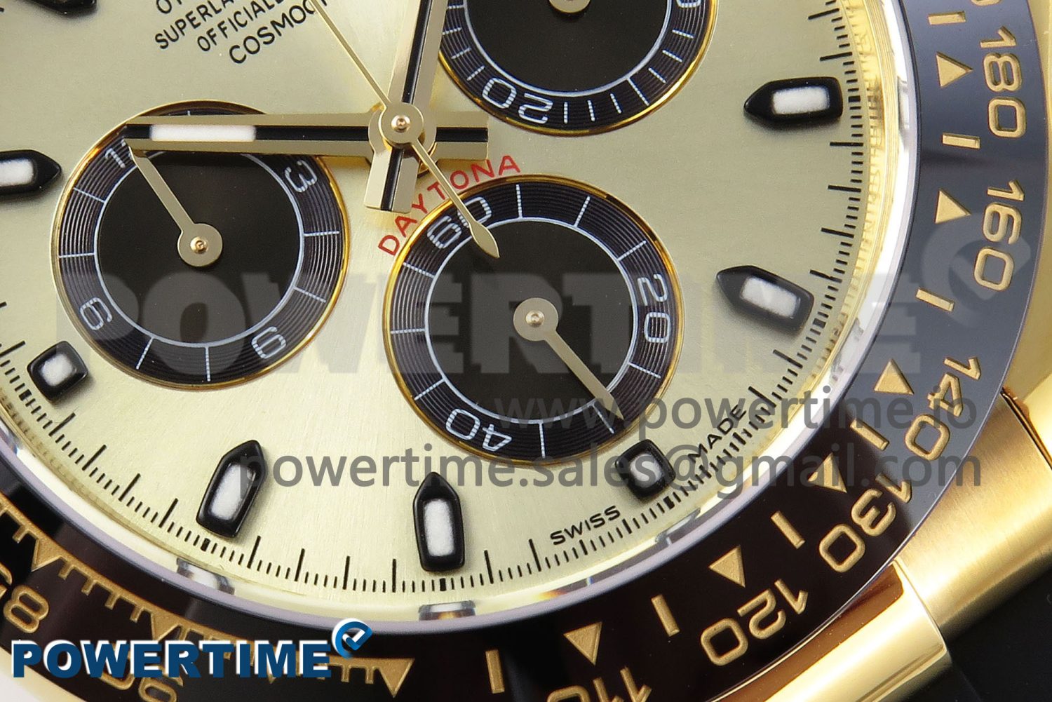 Daytona 116518 APSF 1:1 Best Edition YG/Black Dial on Oysterflex Rubber Strap SH4130 - Image 5
