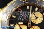 Daytona 116518 APSF 1:1 Best Edition Black/YG Dial on Oysterflex Rubber Strap SH4130 - Image 4