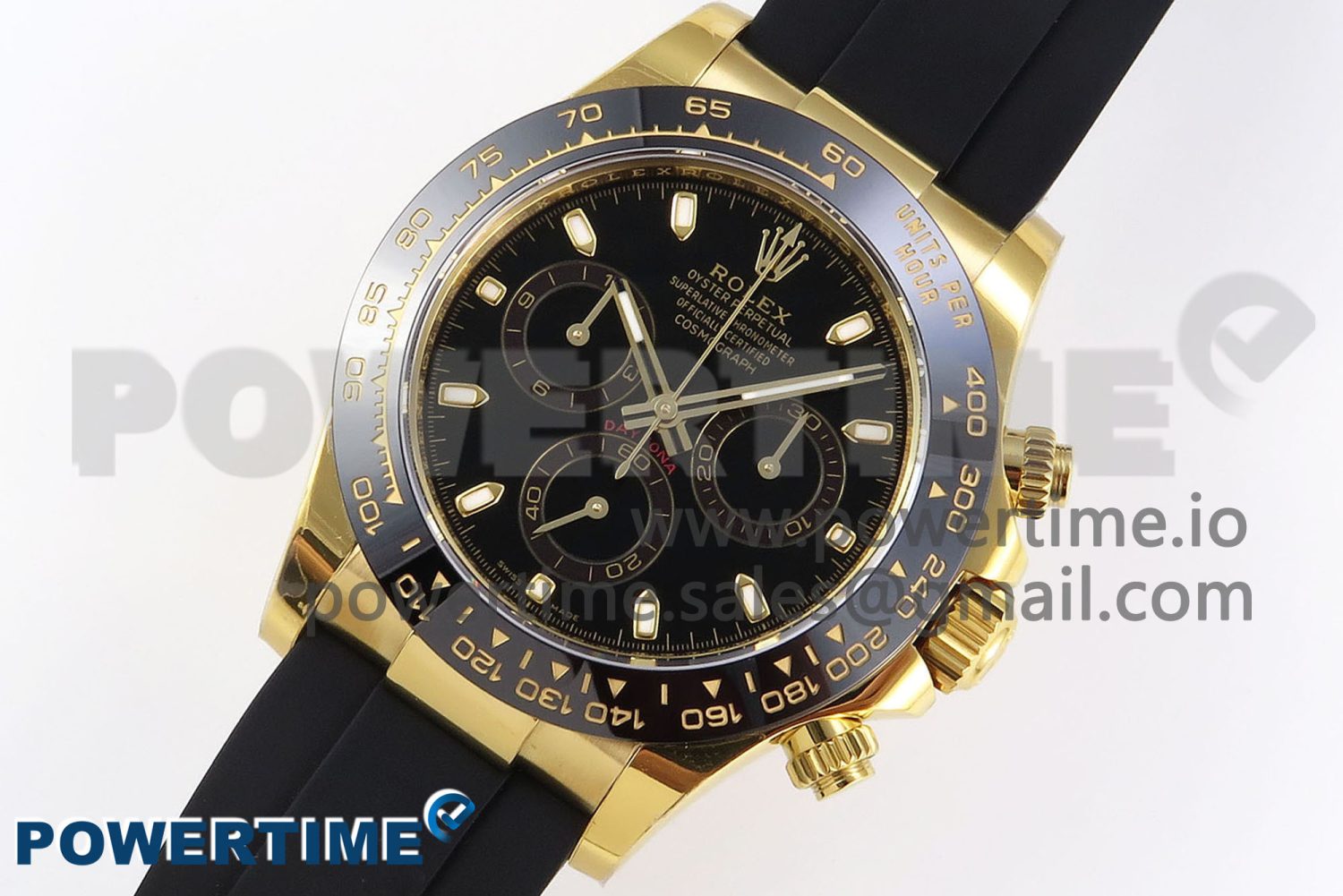 Daytona 116518 APSF 1:1 Best Edition Black Dial on Oysterflex Rubber Strap SH4130 - Image 2
