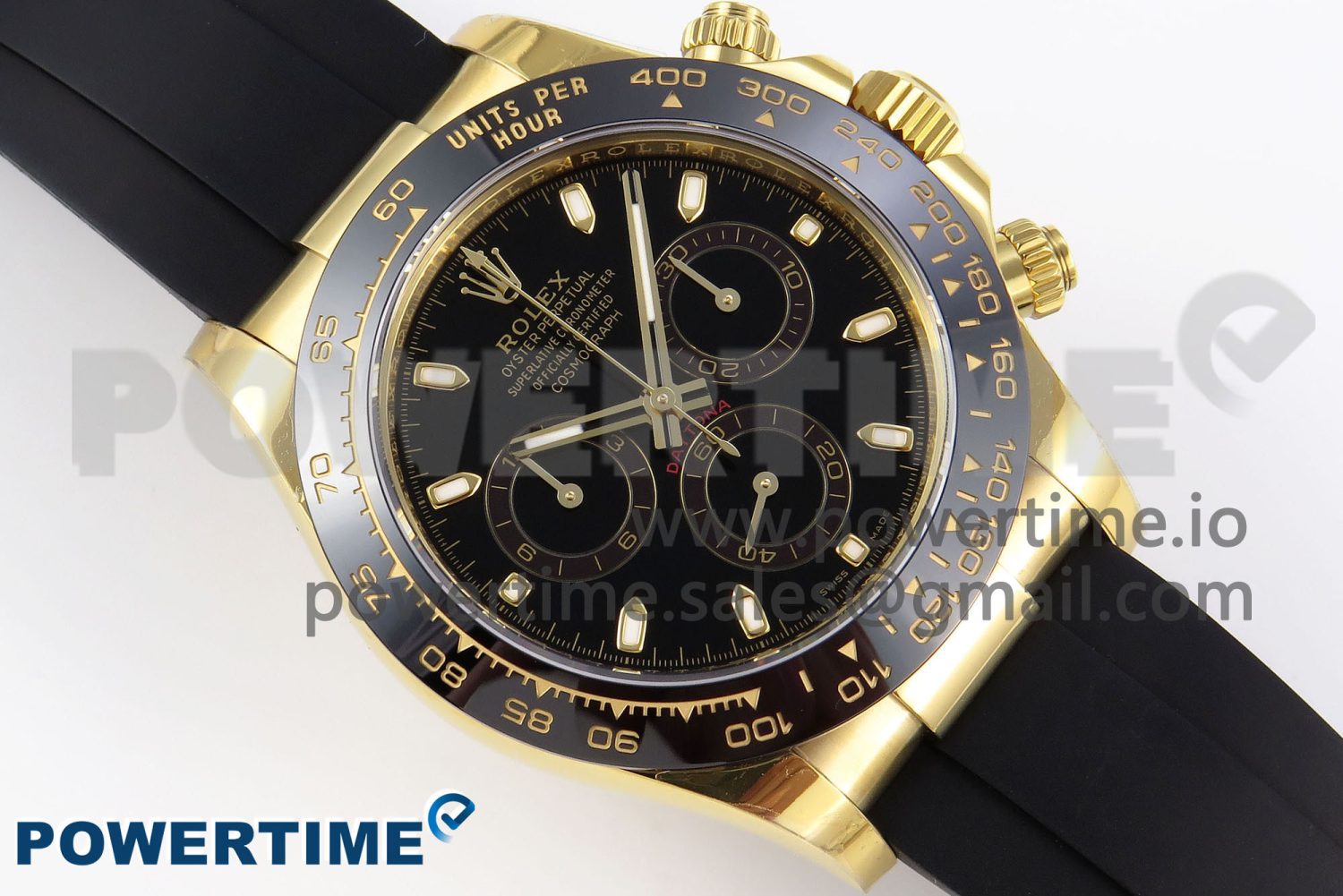 Daytona 116518 APSF 1:1 Best Edition Black Dial on Oysterflex Rubber Strap SH4130 - Image 3