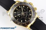 Daytona 116518 APSF 1:1 Best Edition Black Dial on Oysterflex Rubber Strap SH4130 - Image 3