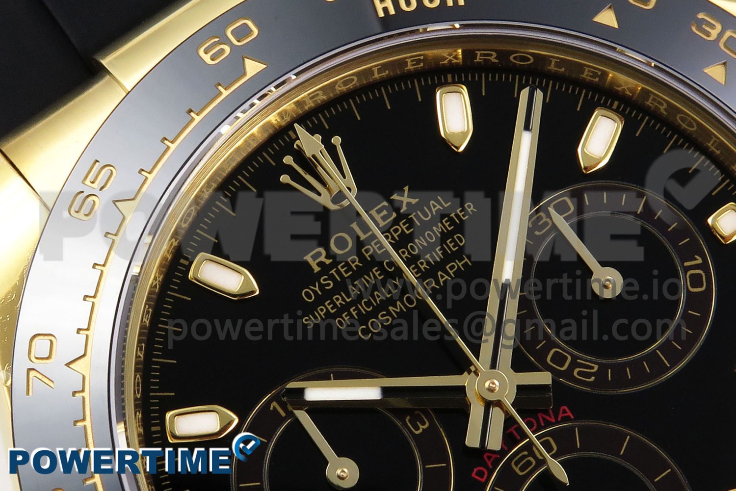 Daytona 116518 APSF 1:1 Best Edition Black Dial on Oysterflex Rubber Strap SH4130 - Image 4