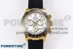 Daytona 116518 APSF 1:1 Best Edition White Dial on Oysterflex Rubber Strap SH4130