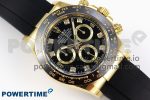 Daytona 116518 APSF 1:1 Best Edition Black Diamonds Dial on Oysterflex Rubber Strap SH4130 - Image 3