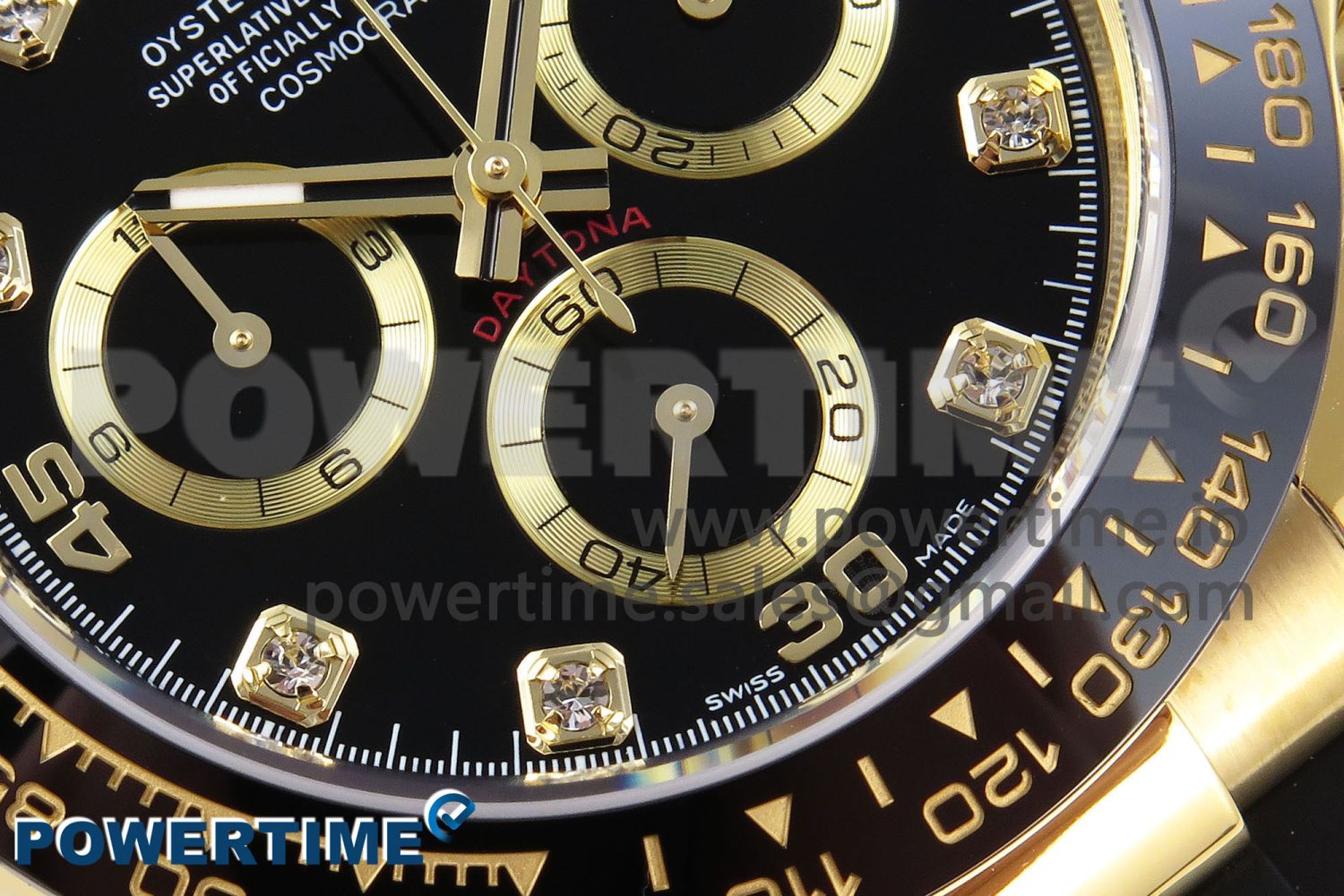 Daytona 116518 APSF 1:1 Best Edition Black Diamonds Dial on Oysterflex Rubber Strap SH4130 - Image 5