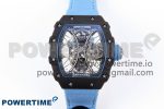 RM53-02 TOURBILLON CARBON RMF BEST EDITION SKELETON DIAL ON BLUE NYLON STRAP
